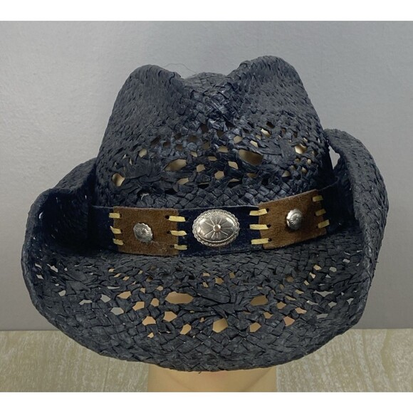 Bullhide Run A Muck Straw Like Young Love Cowboy Brown Hat Women - Picture 3 of 9